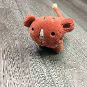 Cute Tiger Plush Mini Stuffed Animal Brown Orange Striped Small Toy